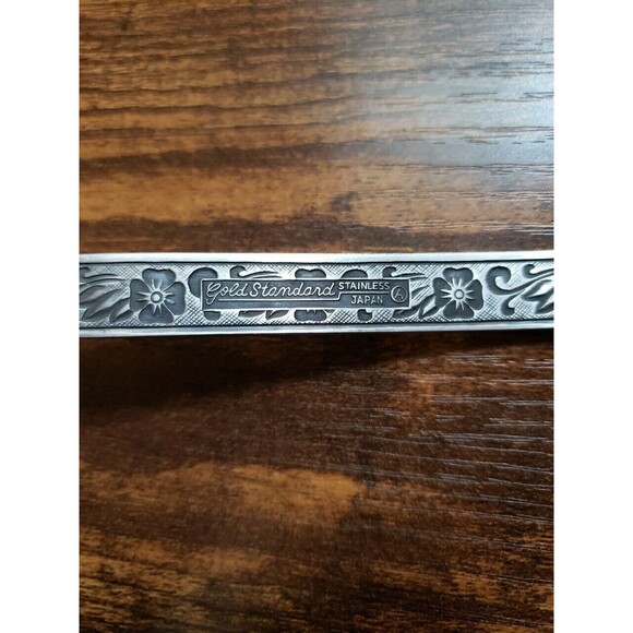 GOLD STANDARD Night Blossom 1 Piece Gravy Spoon 6 1/2” Stainless Steel - Picture 4 of 4